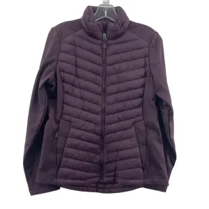 32 Degree Heat Women's Full Zip Small Quilted Nylon Jacket Purple