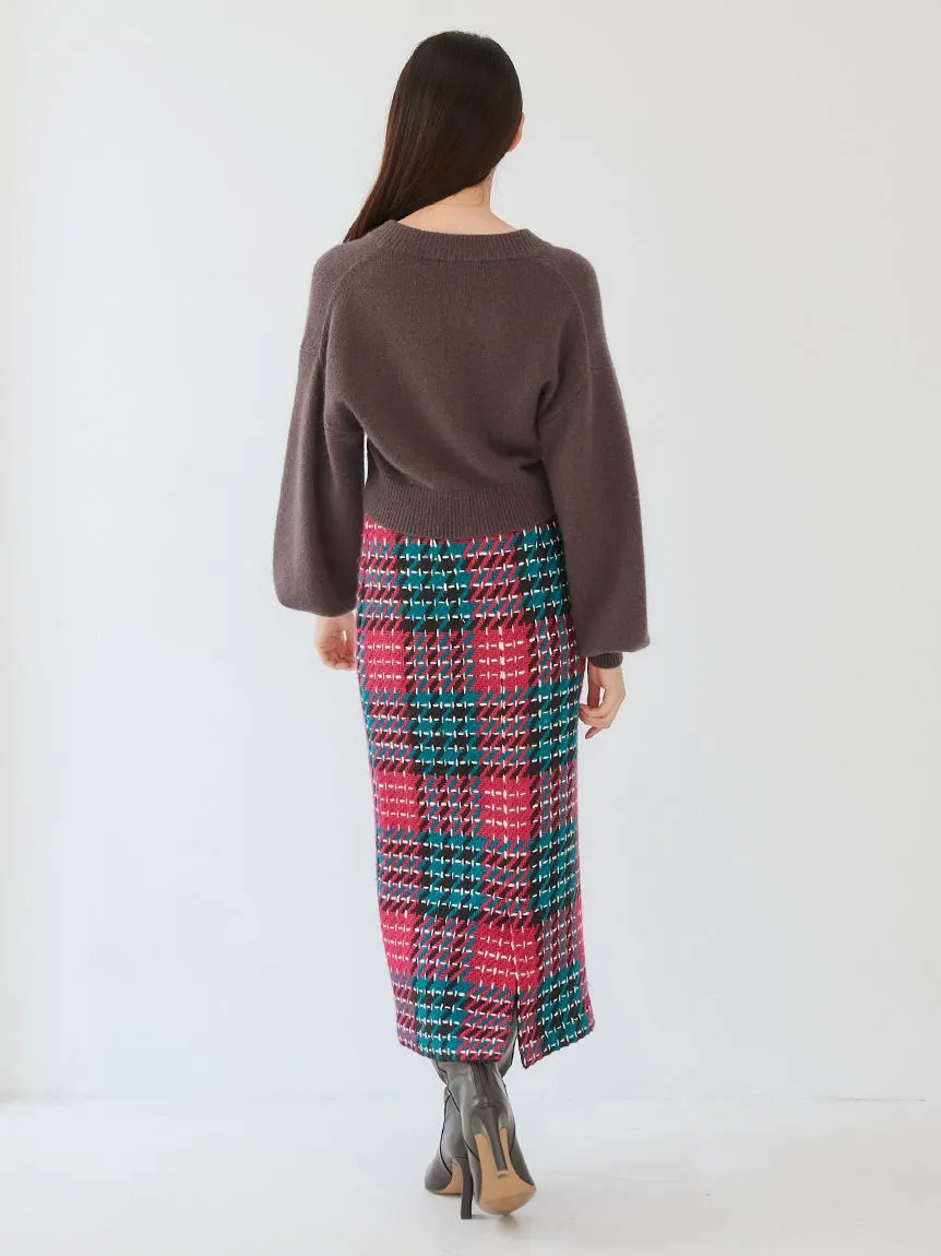 Button-Down Cropped Cardigan