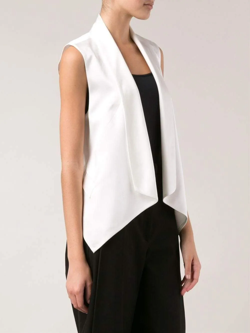 Drape Blazer Vest