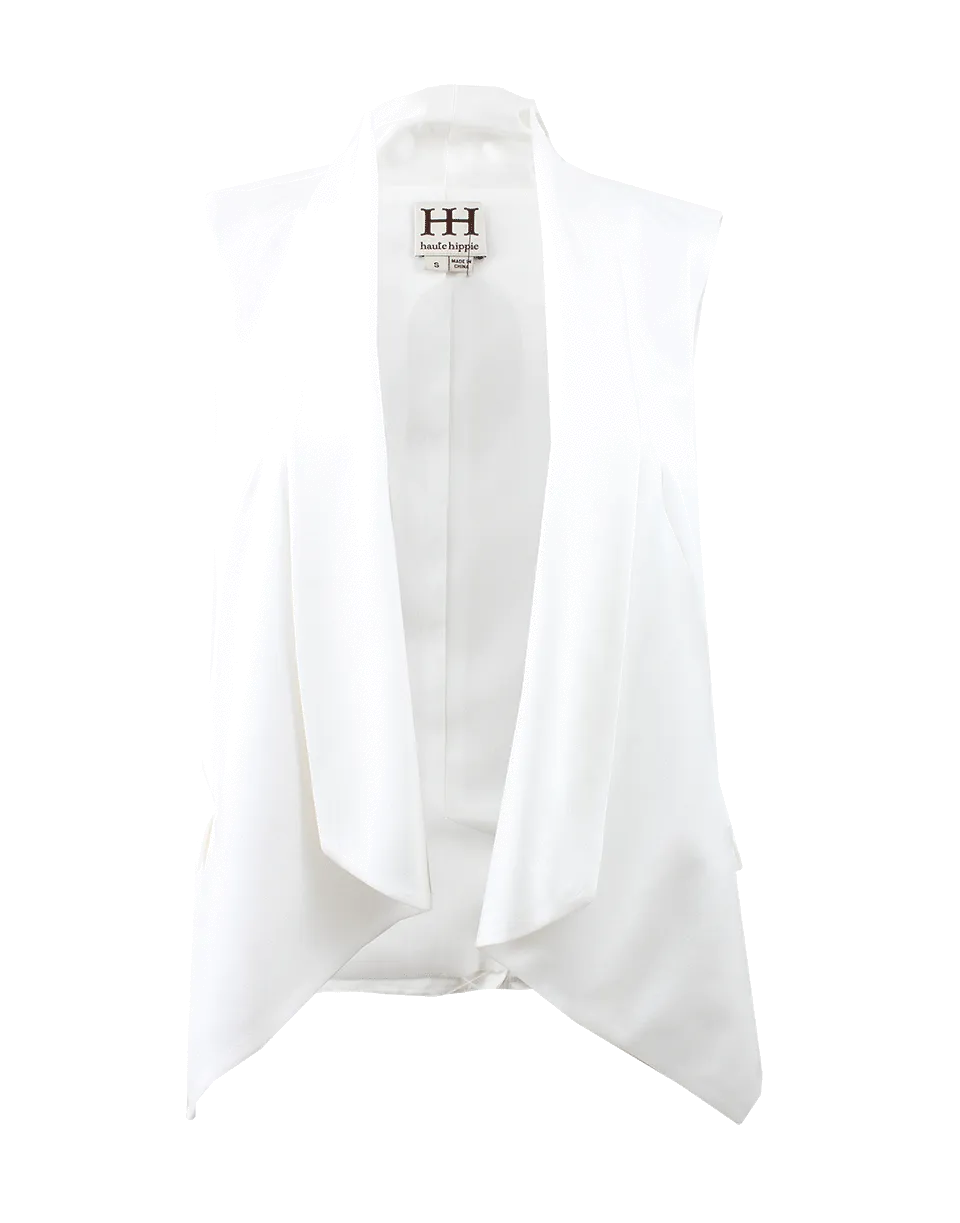 Drape Blazer Vest