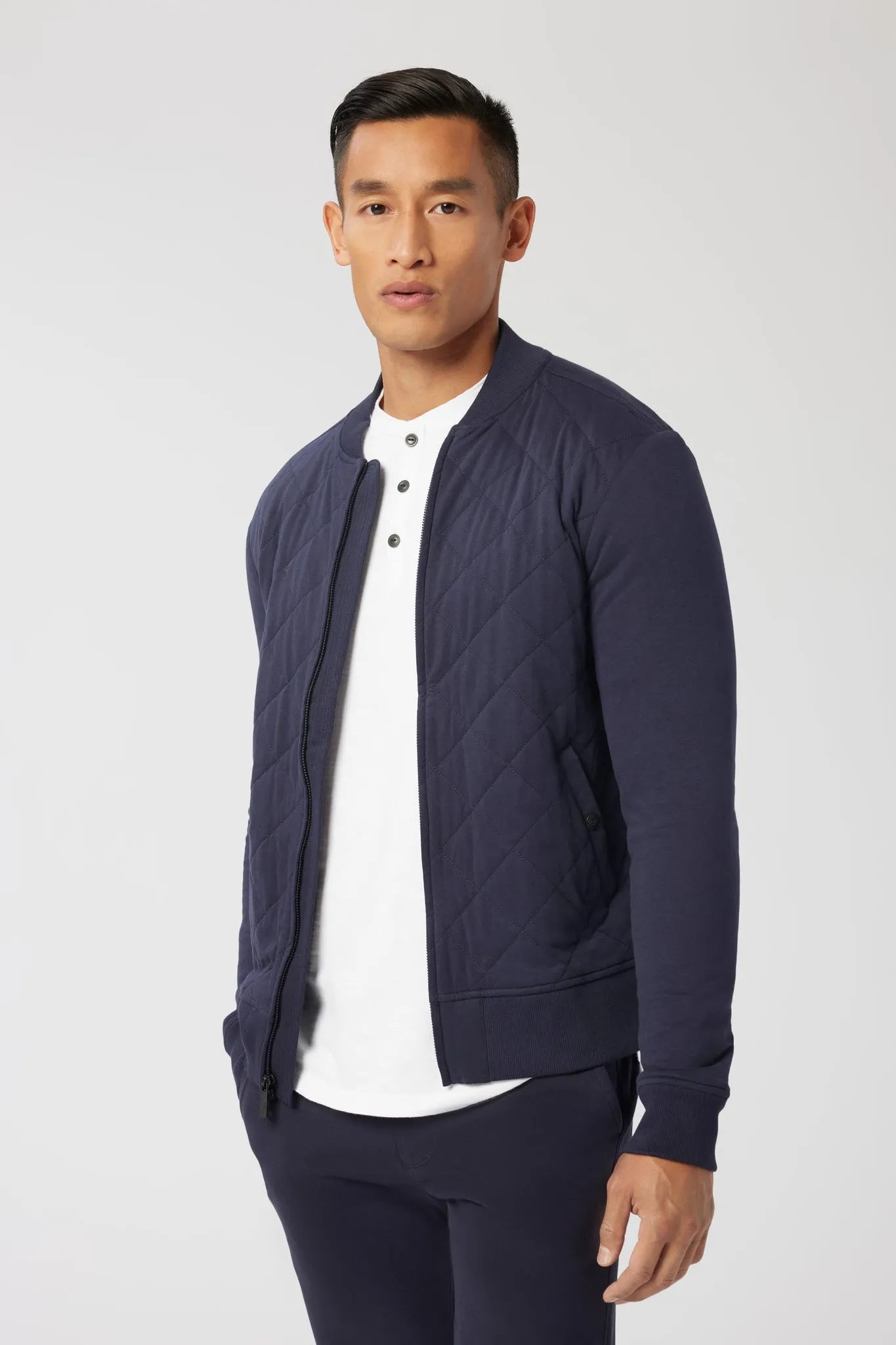 Good Man Brand Premium Jersey Mayfair Bomber Jacket