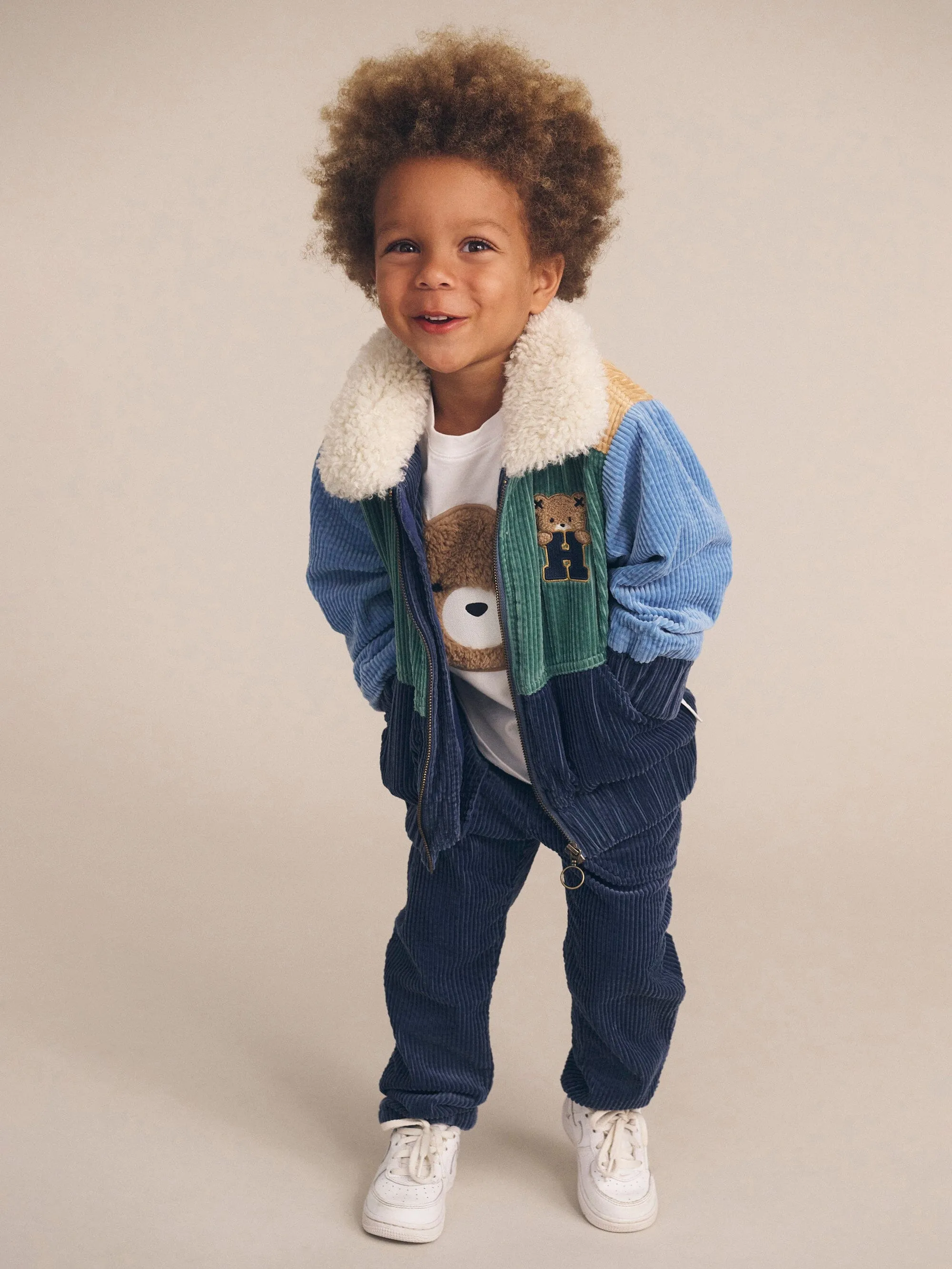 Huxbaby - Midnight Colour Block Cord Jacket - HB4023W25