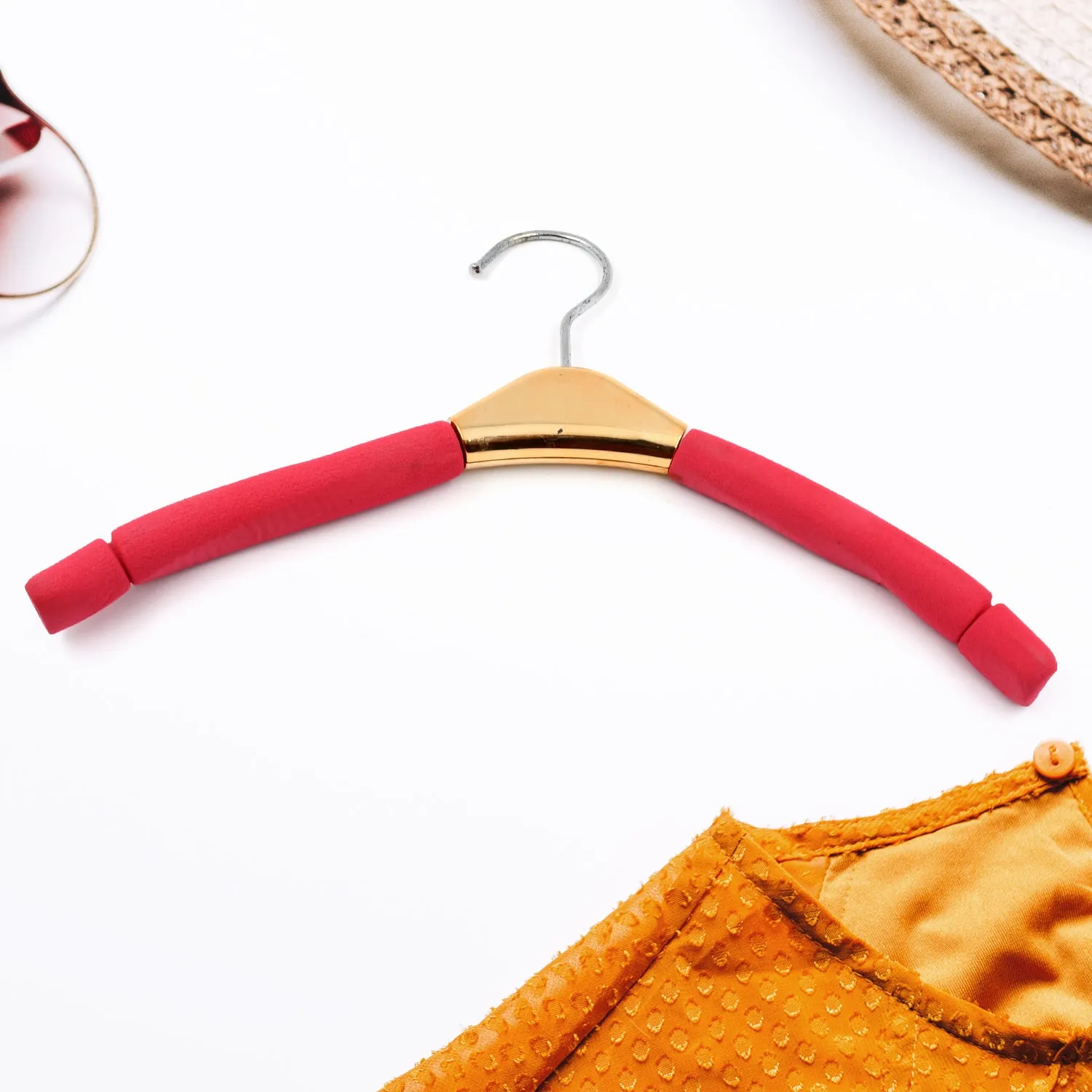Non-Slip Solid Sponge Hanger for Home & Closet (Mix Color, 1 Pc)