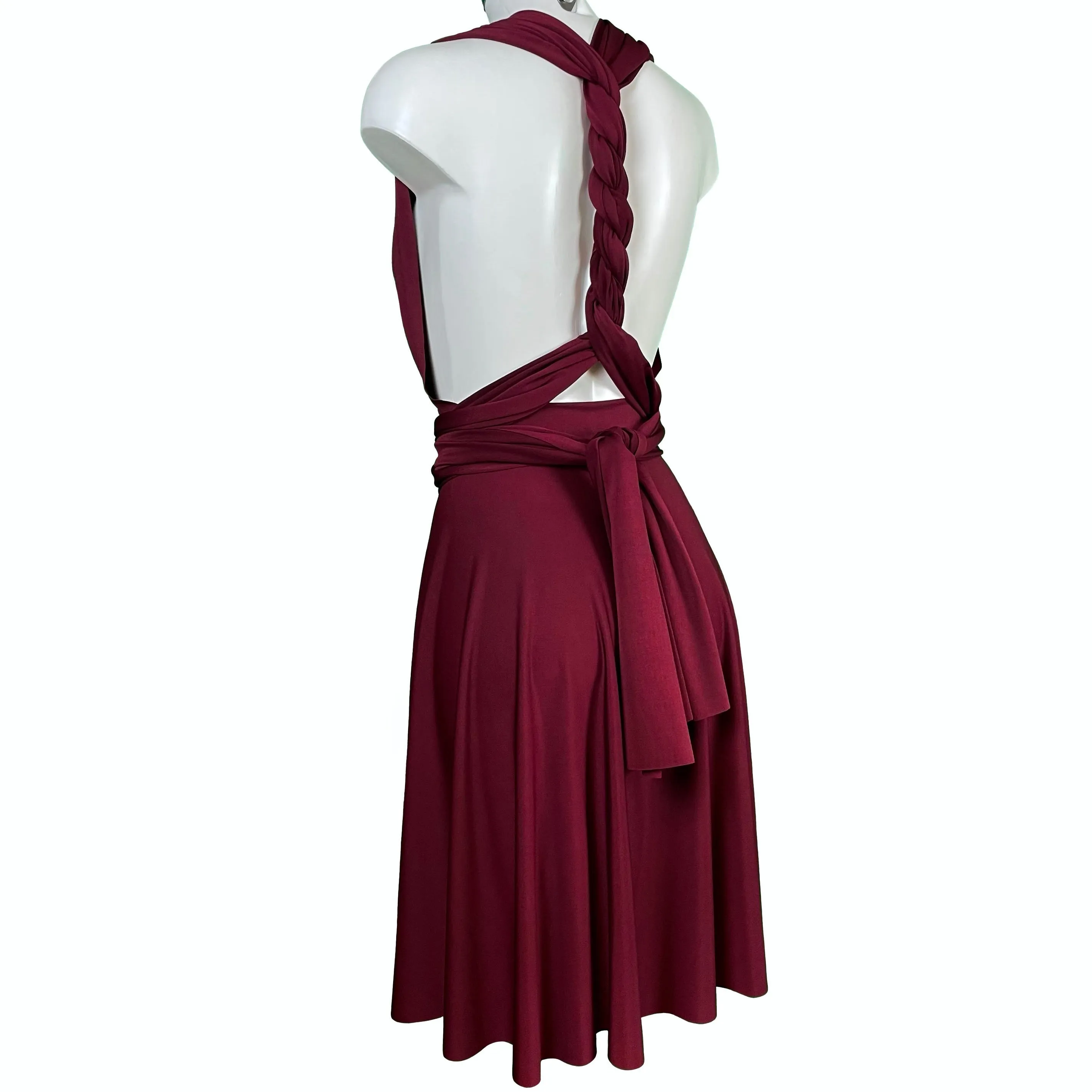 Soft Touch Infinity Dress - Claret