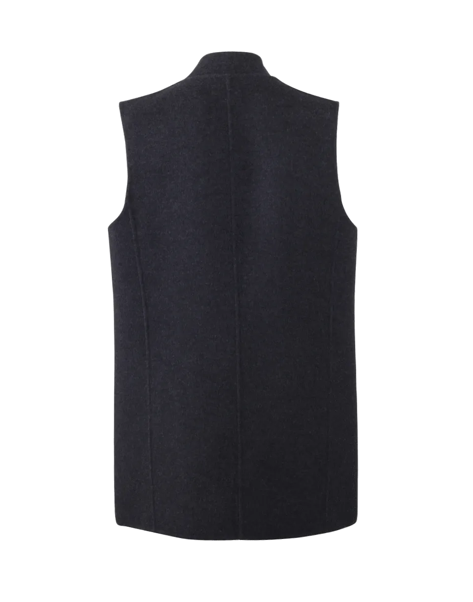 Stand Collar Vest