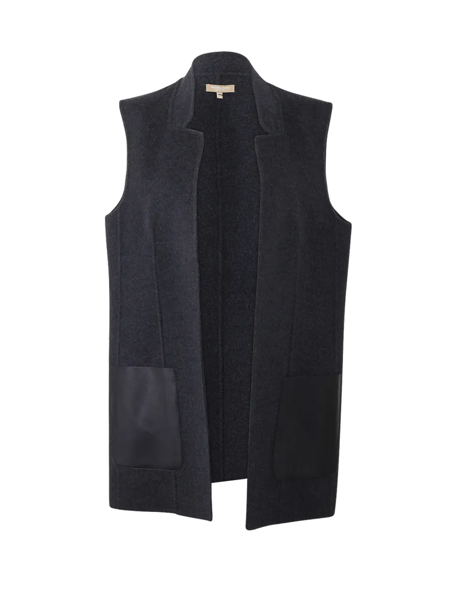 Stand Collar Vest