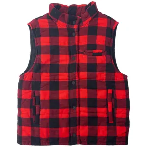 Vintage Stussy Checked Quilted Gilet Woman's Size S